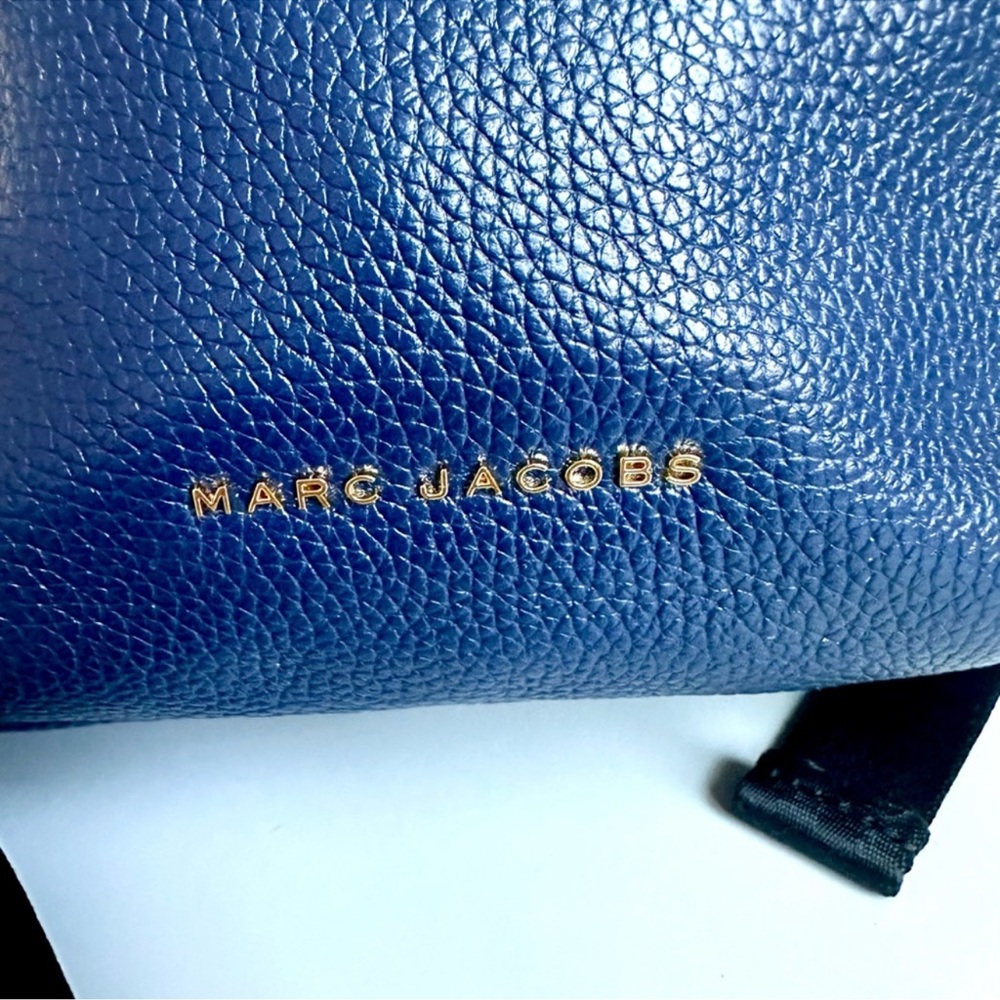 Marc Jacobs Mini Blue Leather Backpack NWT - Picture 5 of 13